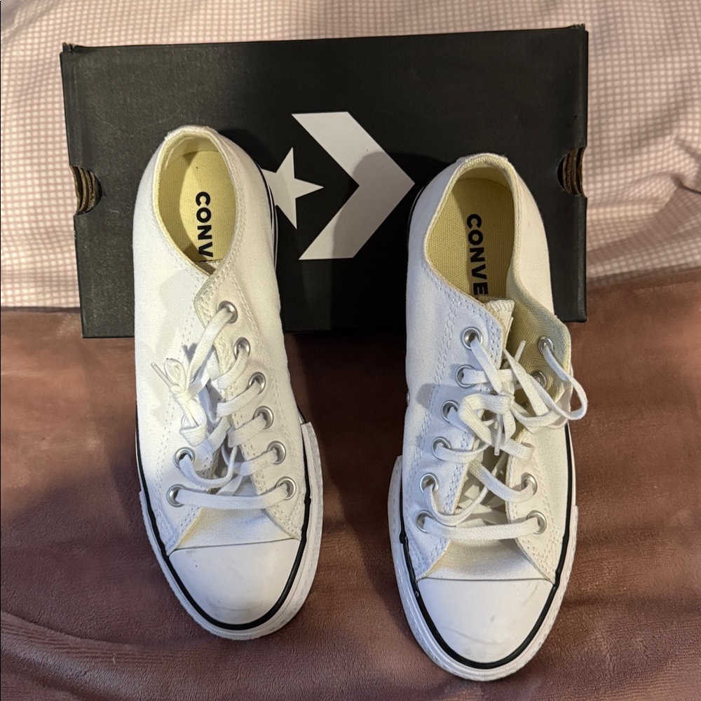 Converse Classic White Canvas Shoes